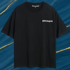 Palm Angels Men's Black Short Sleeve